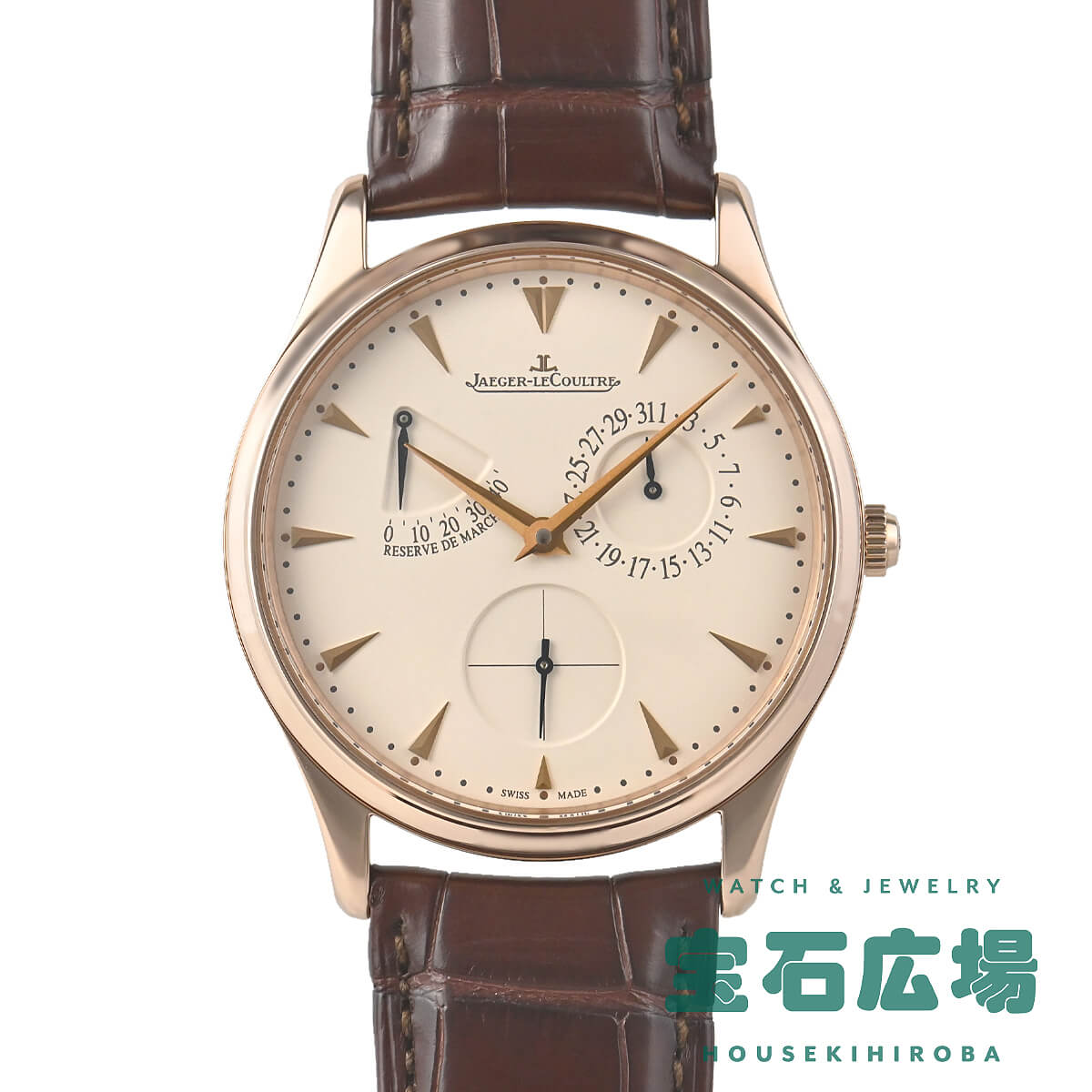 ジャガー・ルクルト JAEGER LECOULTRE マスターウルトラシン リザーブ・ド・マルシェ Q1372520 中古 メンズ 腕時計