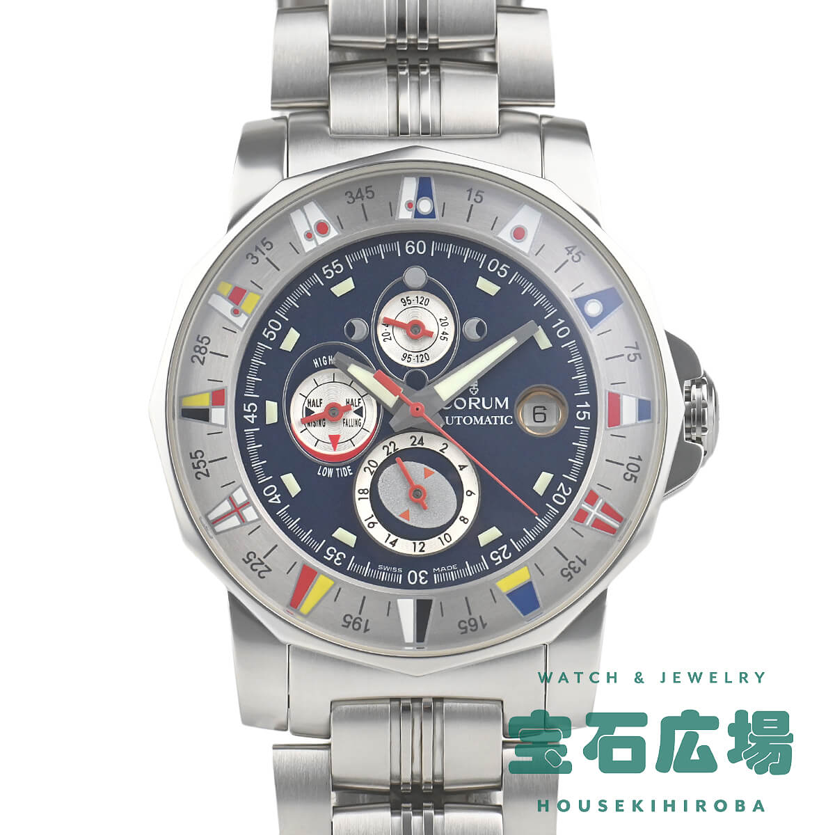 コルム CORUM アドミラルズカップ マレ Tides 977 977.630.20 中古 メンズ ...