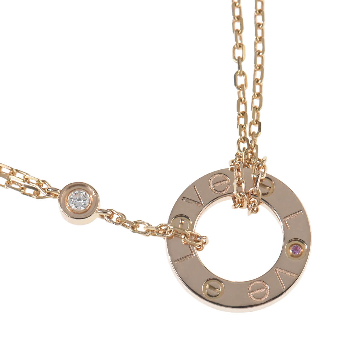 Cartier カルティエ ラブコレクション 1Pピンクサファイア・1P