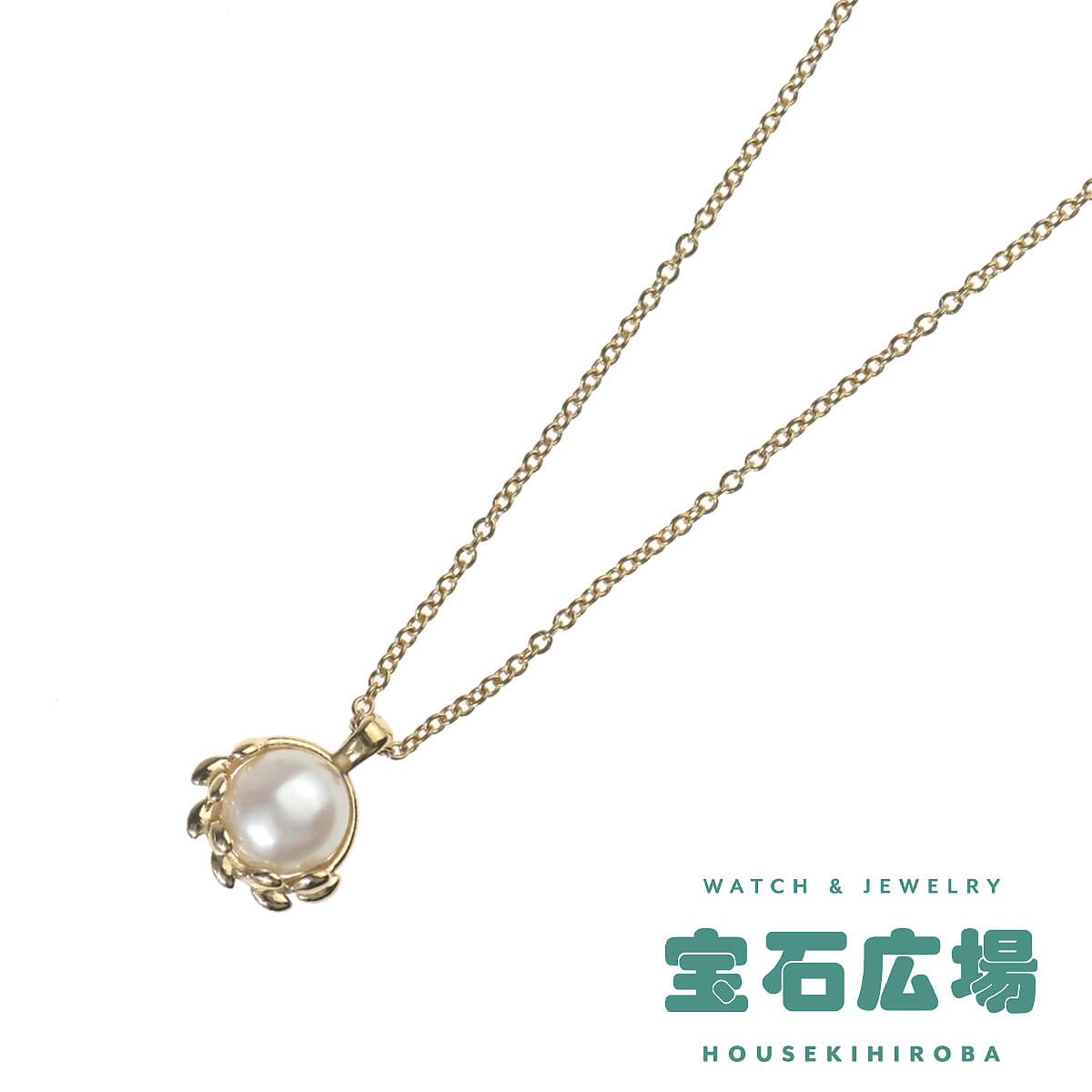 ティファニー TIFFANY＆Co. パロマ・ピカソ オリーブリーフ 1Pパール ペンダントネックレス  中古 レディース ジュエリー