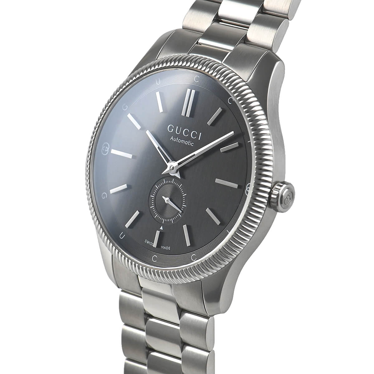 GUCCI ステンレススチール 時計 G-タイムレス〕ウォッチ（38 mm） ・スチール | GUCCI公式