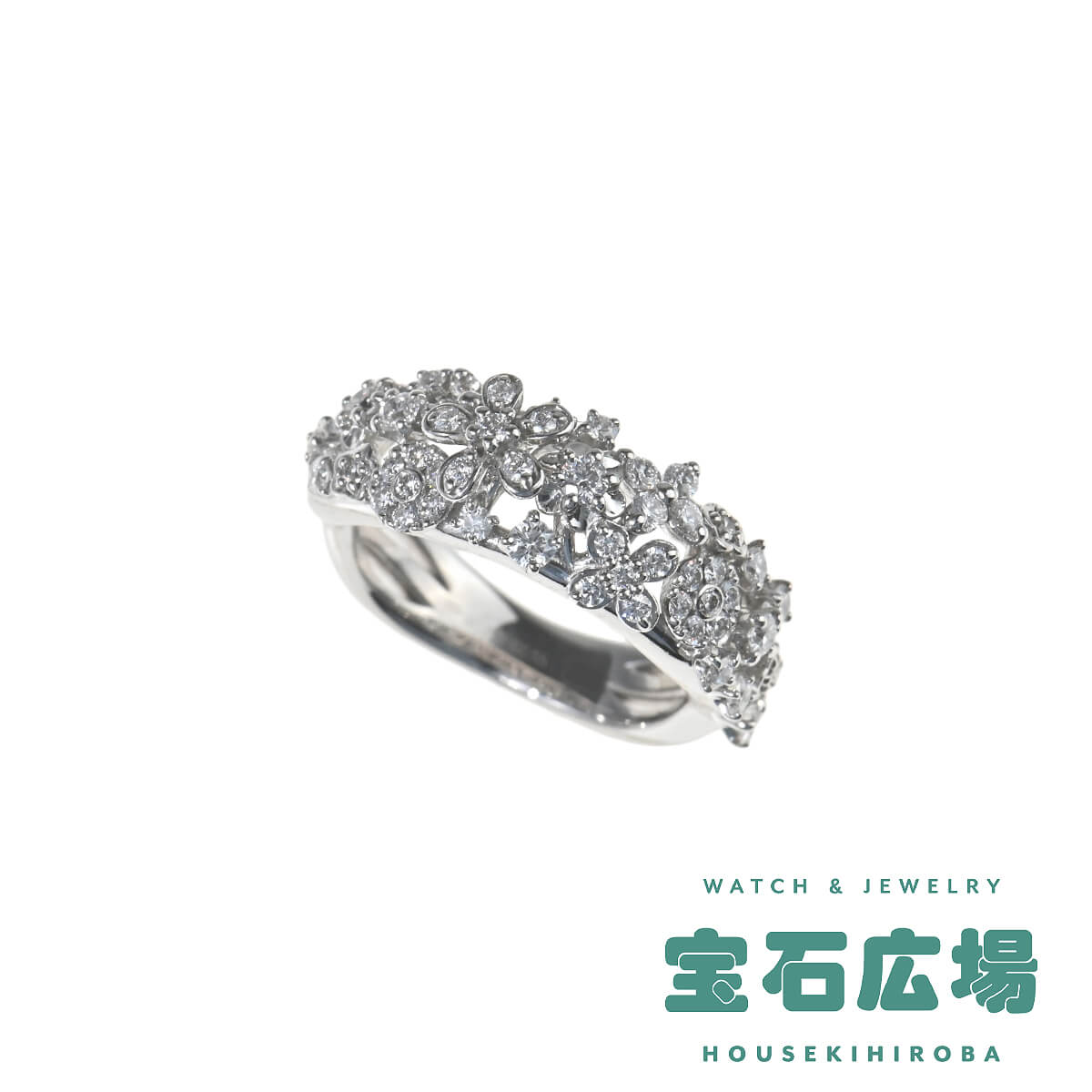 POLA（ポーラ） フラワー ダイヤ リング 中古 レディース ジュエリー 