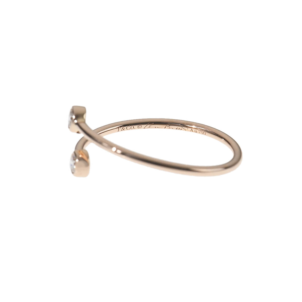 TIFFANY&Co.（ティファニー） エルサ・ペレッティ フープ 2Pダイヤ 