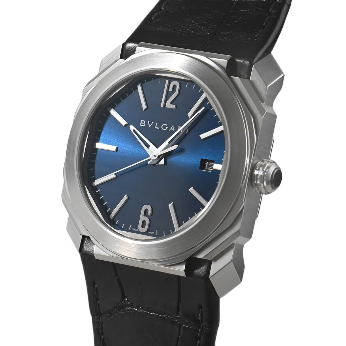 るか出品 BVLGARI ブルガリ オクト ソロテンポ BGO38C3SLD 中古 メンズ