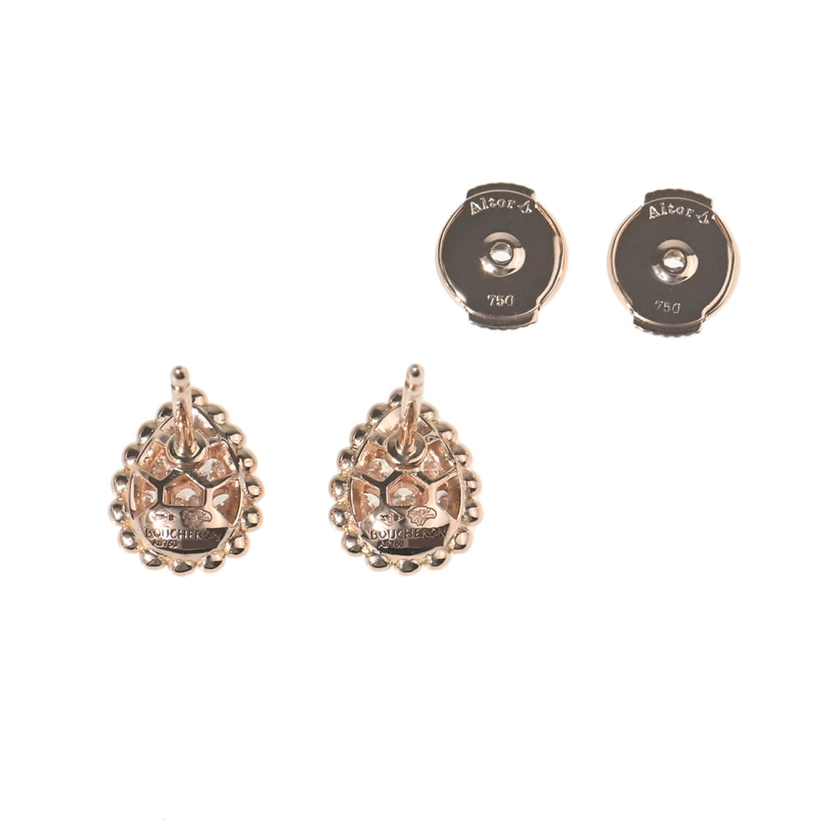 ブシュロンセルパンボエムピアスエクストラスモール(※ピアスキャッチ片方なし) BOUCHERON ブシュロン セルパンボエム スタッズイヤリング
