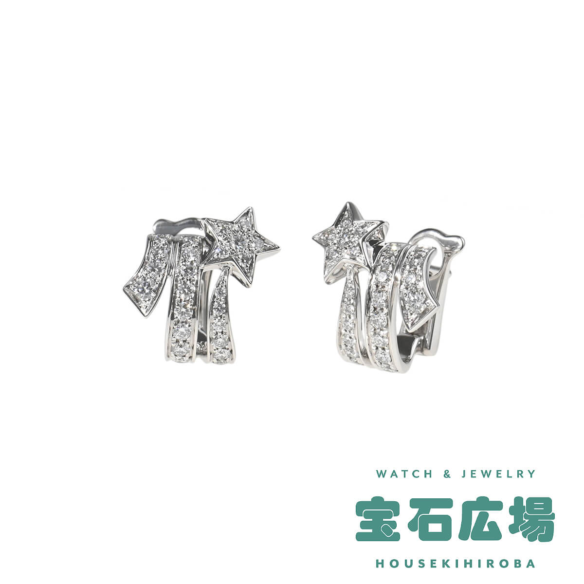 CHANEL（シャネル） コメット ダイヤ イヤリングピアス J10814 中古