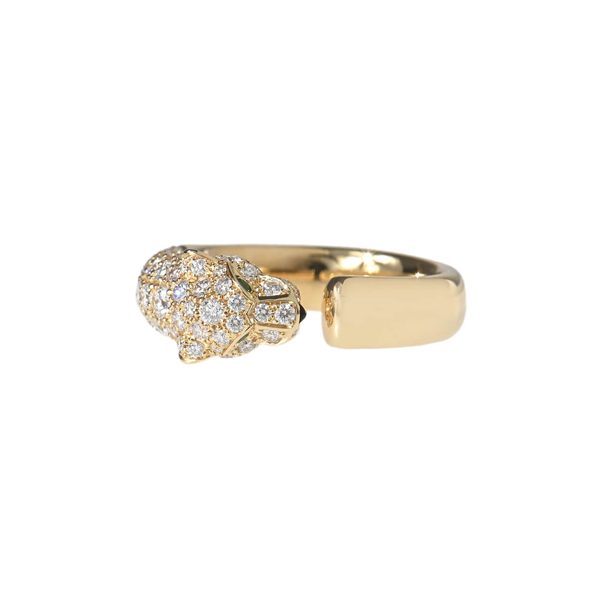 カルティエ Cartier パンテール ドゥ カルティエ オニキス・ツァボライトガーネット・ダイヤ リング N4765849 中古 ユニセックス ジュエリー_1