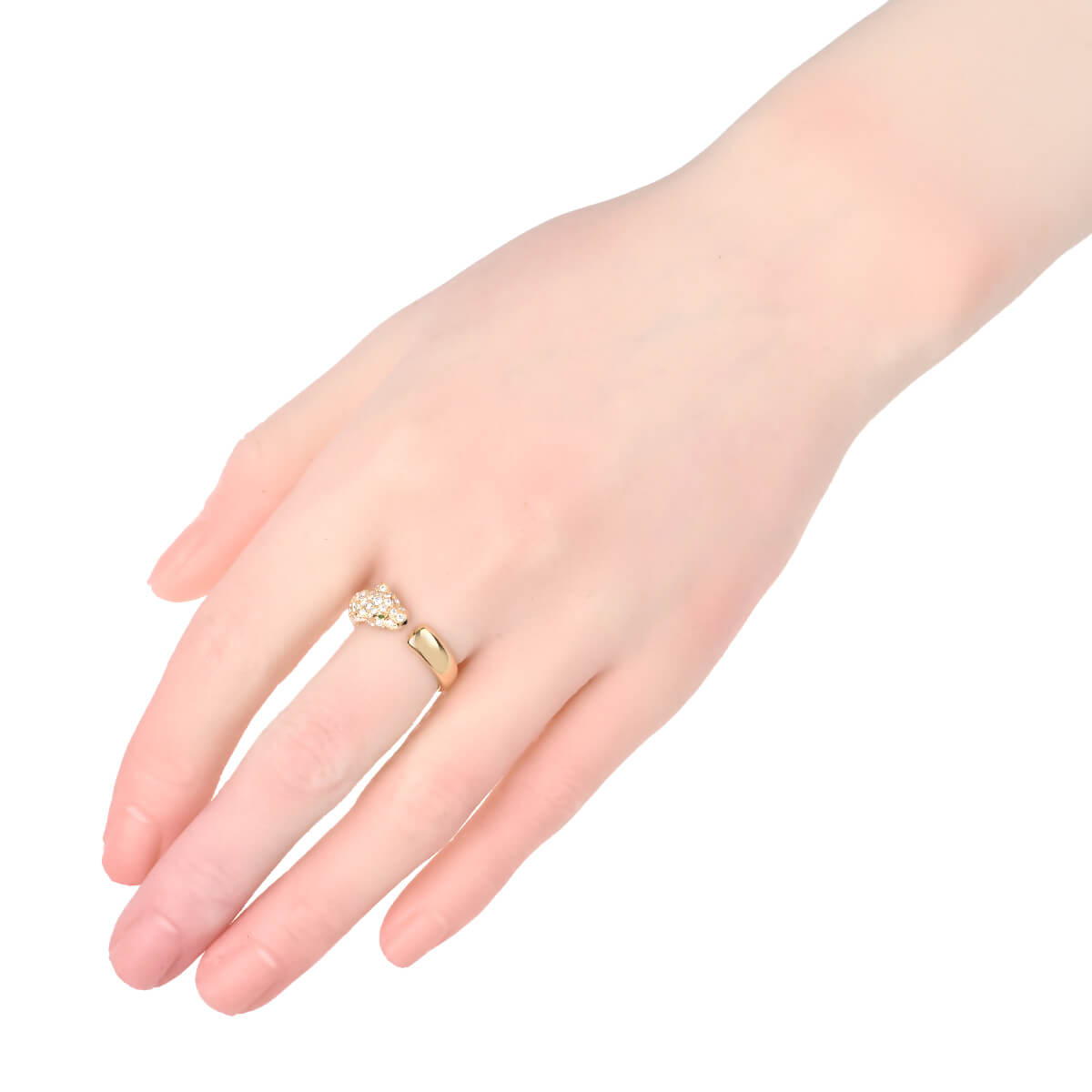 カルティエ Cartier パンテール ドゥ カルティエ オニキス・ツァボライトガーネット・ダイヤ リング N4765849 中古 ユニセックス ジュエリー_6