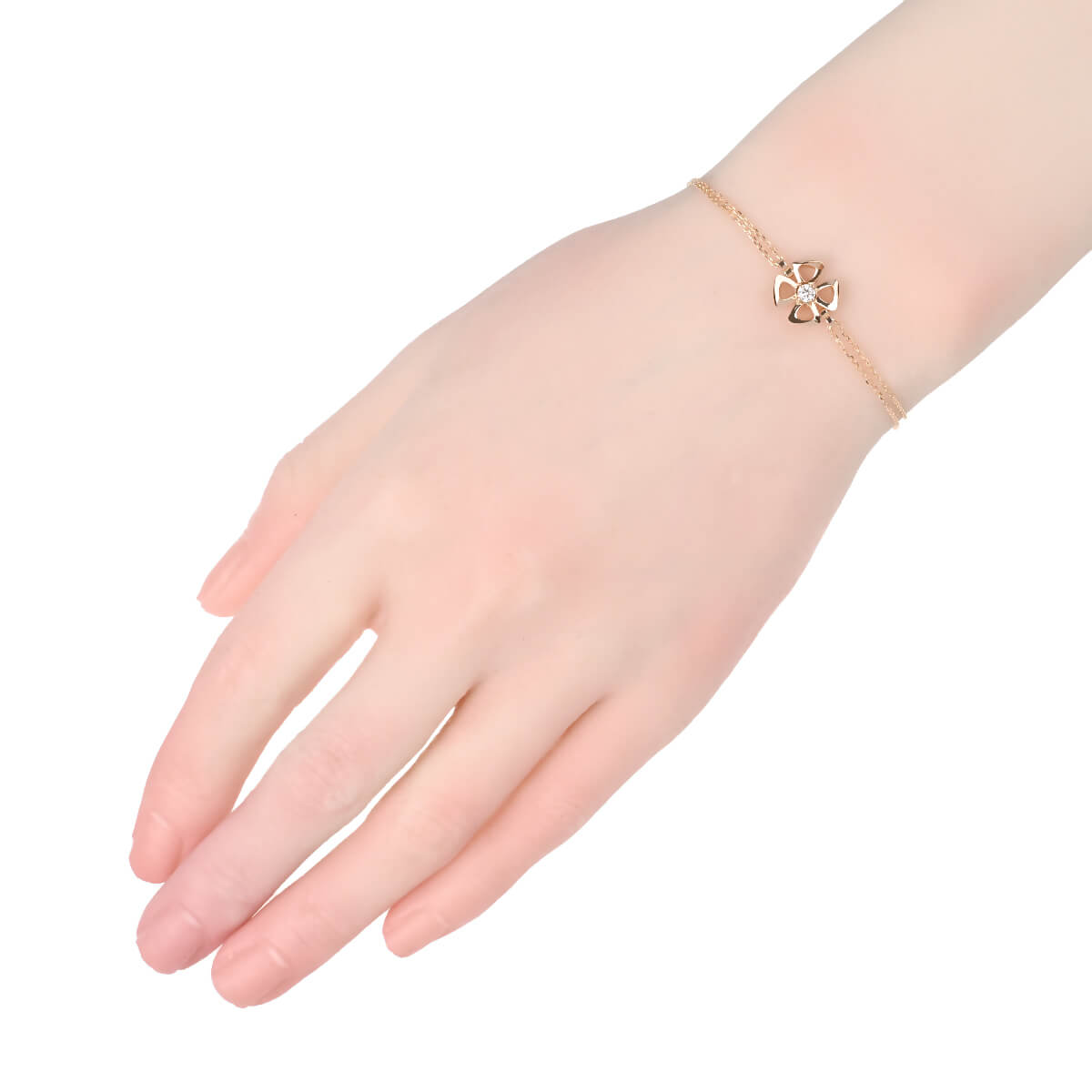 BVLGARI（ブルガリ） フィオレヴァー 1Pダイヤ ブレスレット（ML 