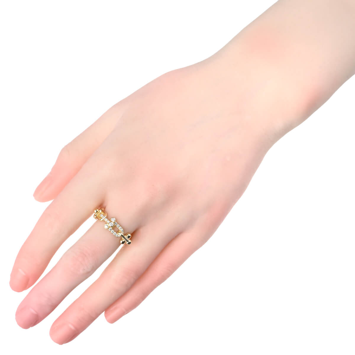 Tiffany ティファニー ハードウェア スモールリンクリング PG 新品 TIFFANY&Co. ティファニー TIFFANY＆Co. ハードウェア スモール リンク