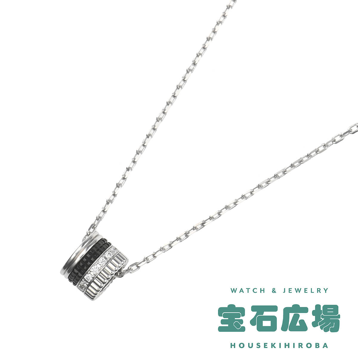 ブシュロン BOUCHERON キャトル ブラック（ラージ） ダイヤ ペンダントネックレス JPN00678 新品 ユニセックス ジュエリー