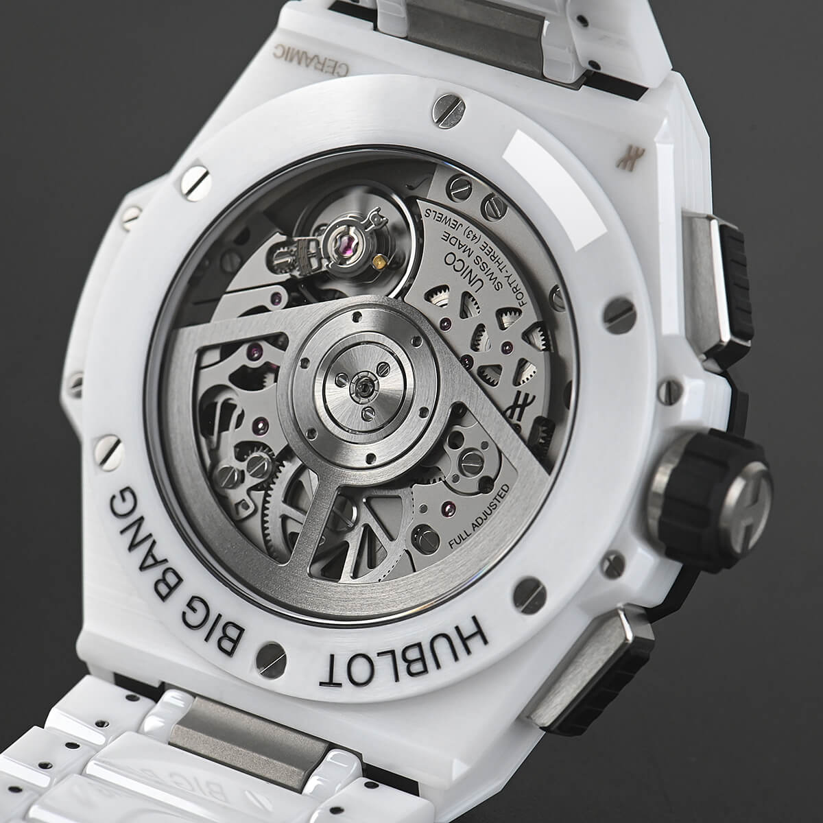 ⭐️正規品HUBLOT ウブロ ビッグ・バン41mm 白ラバーベルト中古♪ 楽天市場】ウブロ ビッグバン ベルト ホワイトの通販