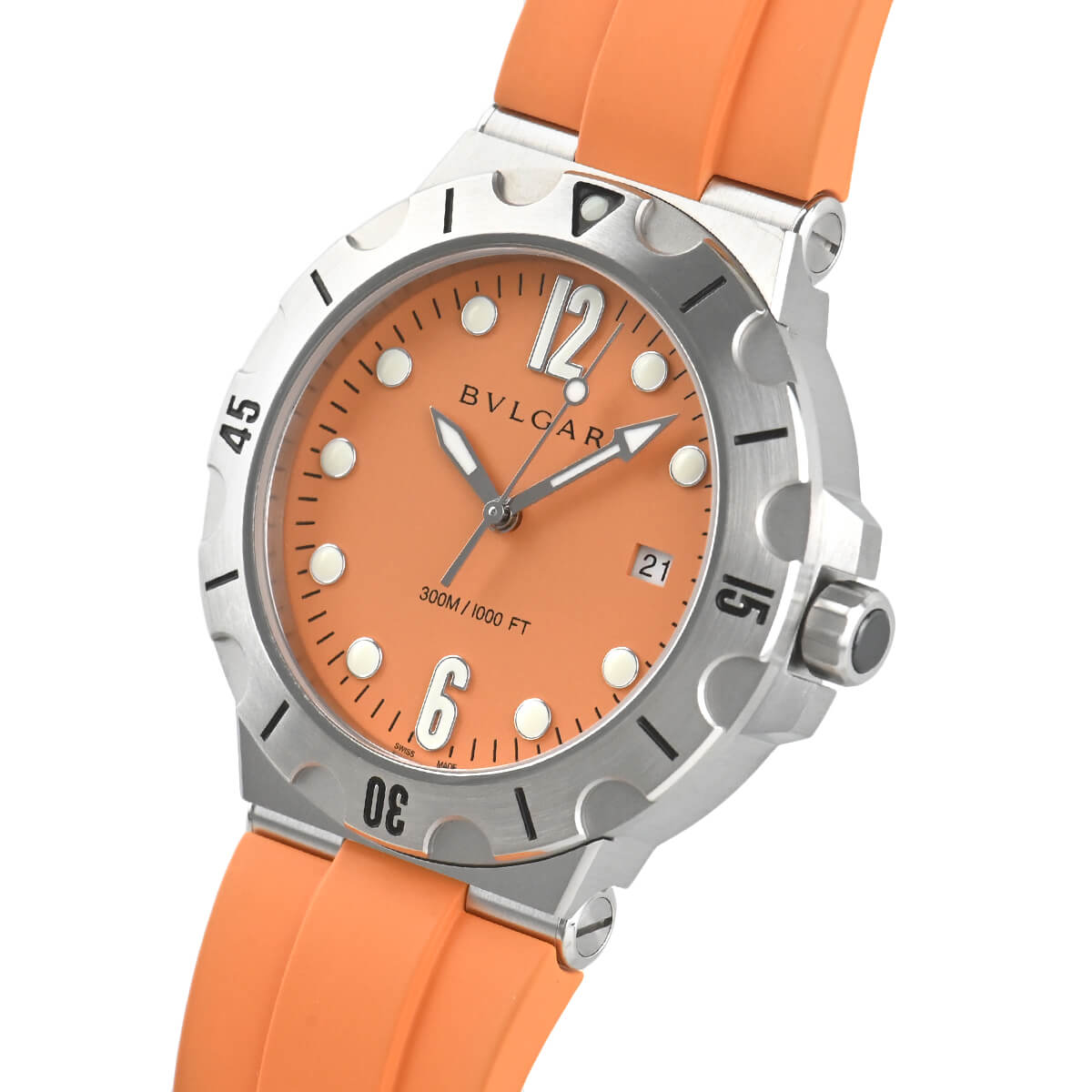 BVLGARI（ブルガリ） ディアゴノ スクーバ DP41C8SVSD(102787) 中古 メンズ 腕時計 : 宝石広場ヤフー店 - 通販 ...