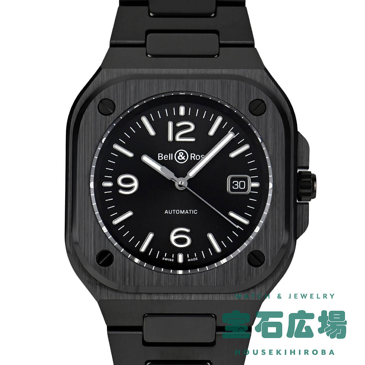 ベル＆ロス BELL &amp; ROSS BR 05 BLACK CERAMIC BR05A-BL-CE/SCE 中古 メンズ 腕時計