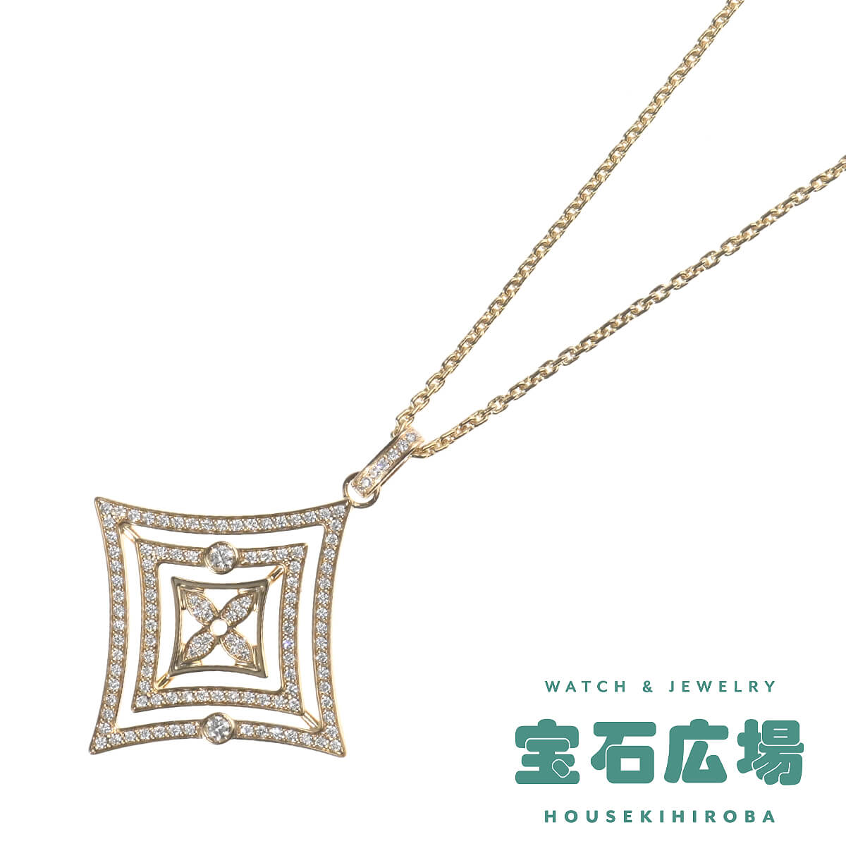 【Louis Vuitton】ペンダント イディール ブロッサム LV・中古 LOUIS VUITTON ルイ・ヴィトン イディール ブロッサム