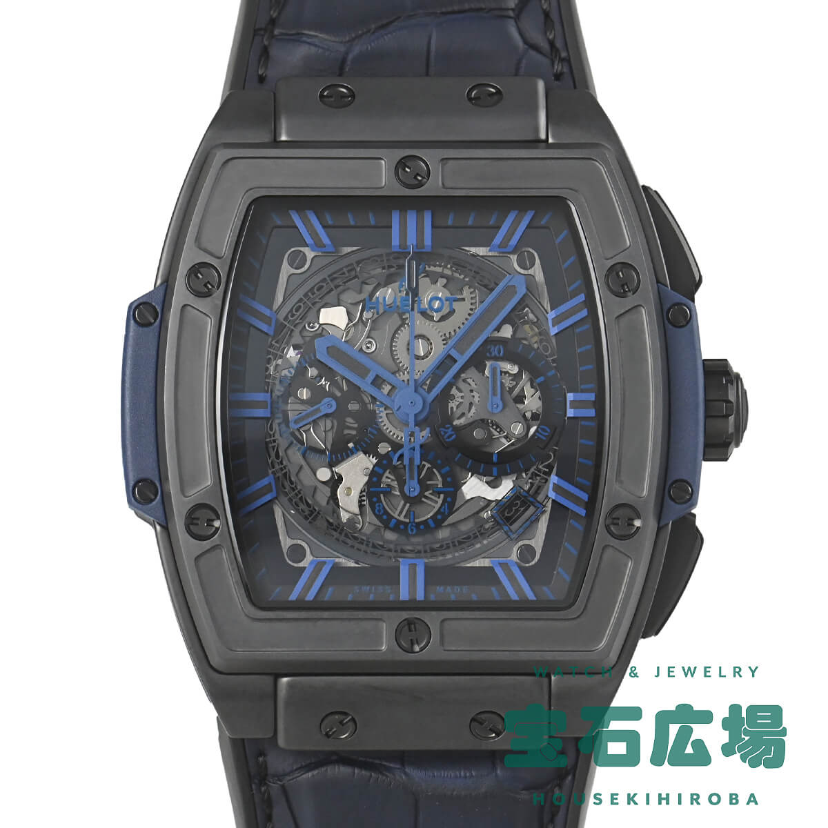 ֥ HUBLOT ԥå  ӥåХ ֥å֥롼 100 601.CI.0190.GR.ABB15   ӻ