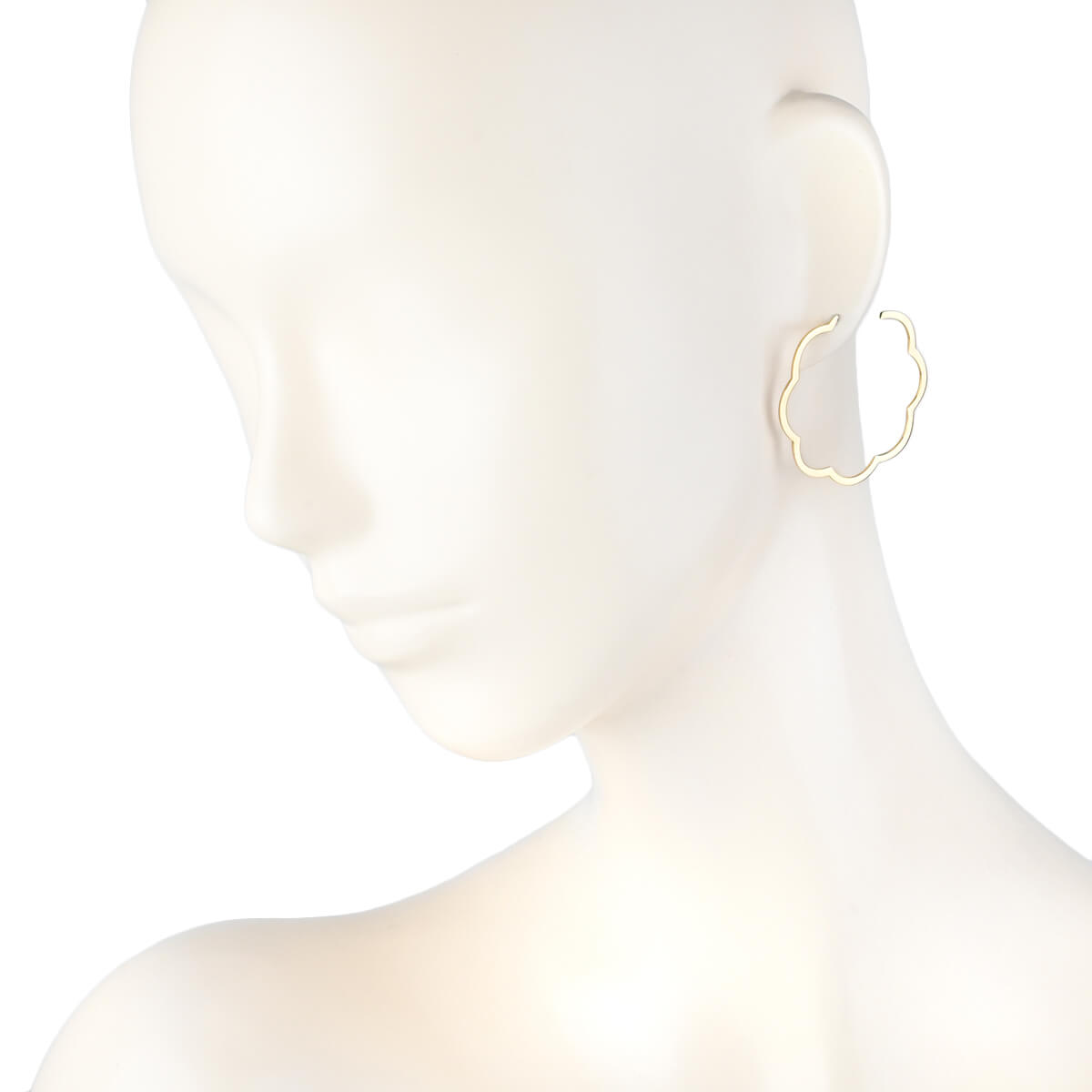 シャネル CHANEL カメリアフープピアス ...の詳細画像3