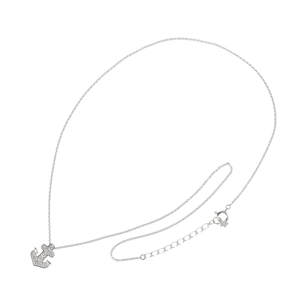 スタージュエリー STAR JEWELRY アンカー ダイヤ ペンダントネックレス 中古 レディース ジュエリー_1