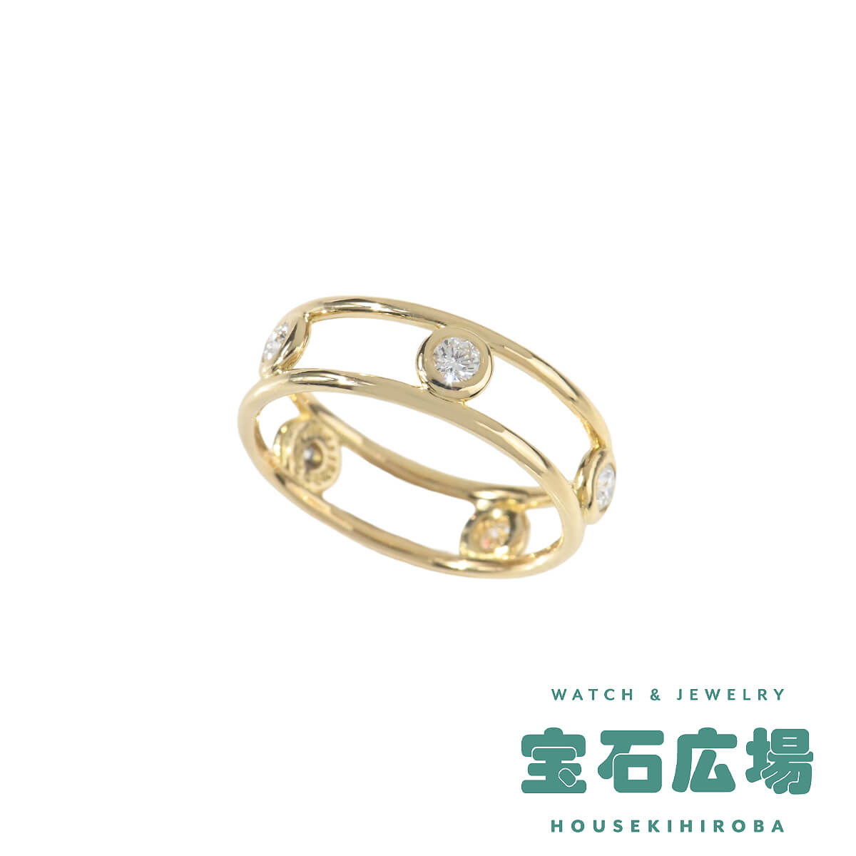 TIFFANY&Co.（ティファニー） ダブルワイヤー 5Pダイヤ リング 中古 
