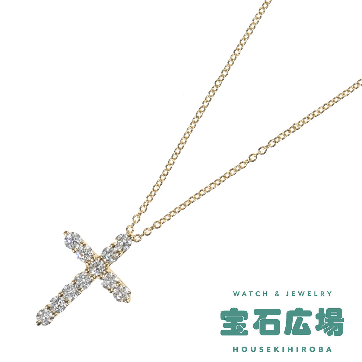 ティファニー TIFFANY＆Co. クロス（スモール）ダイヤ ペンダントネックレス 60007469 中古 レディース ジュエリー