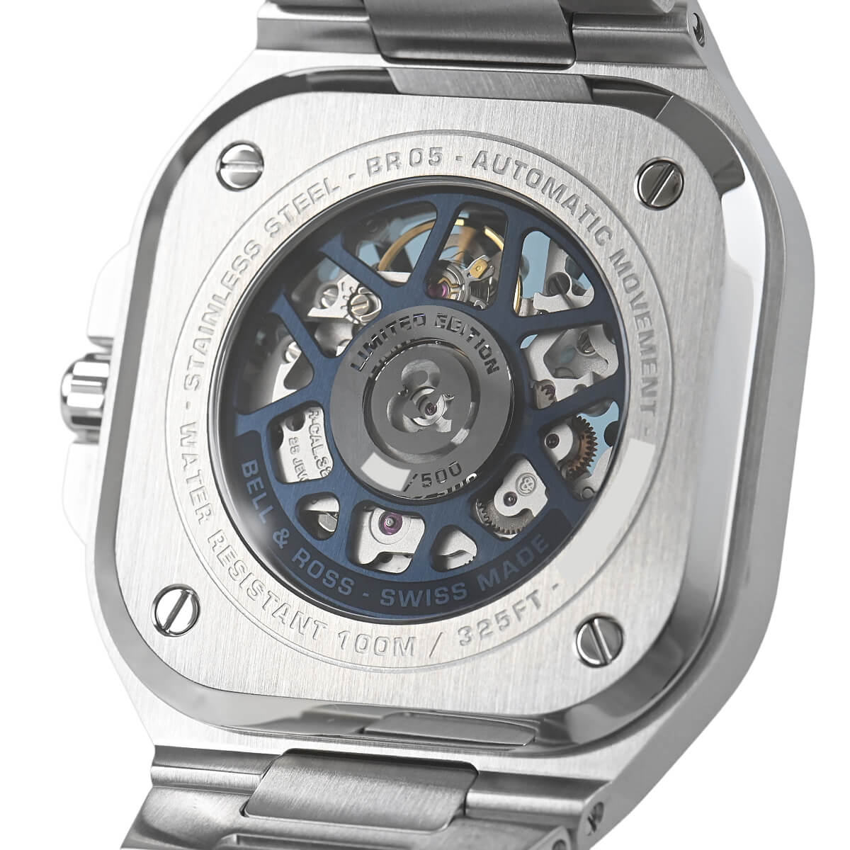 ベル&ロス BELL & ROSS BR 05 SKELETON BLUE 世界限定500本 BR05A-BLU