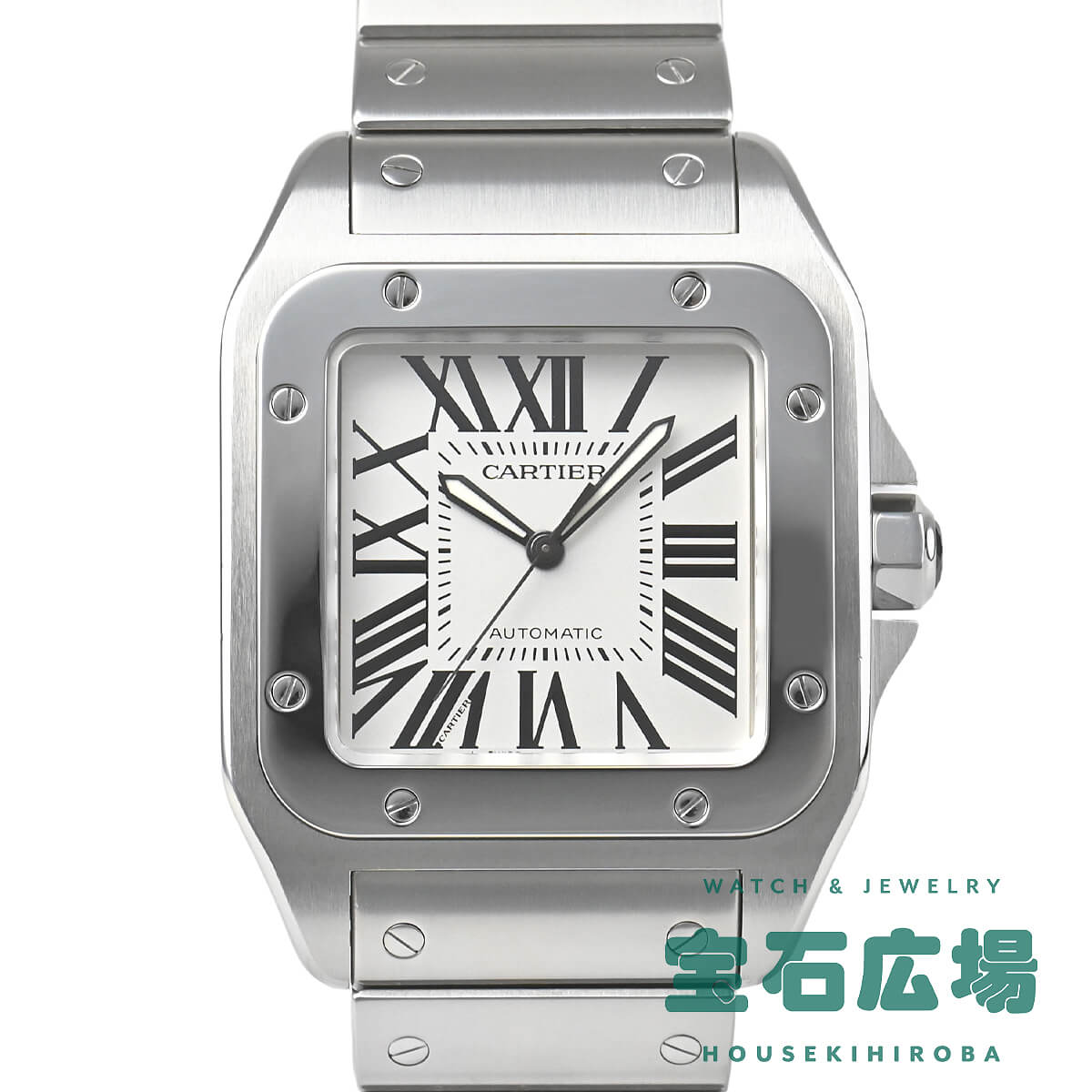 カルティエ Cartier サントス100 LM W200737G 中古 メンズ 腕時計