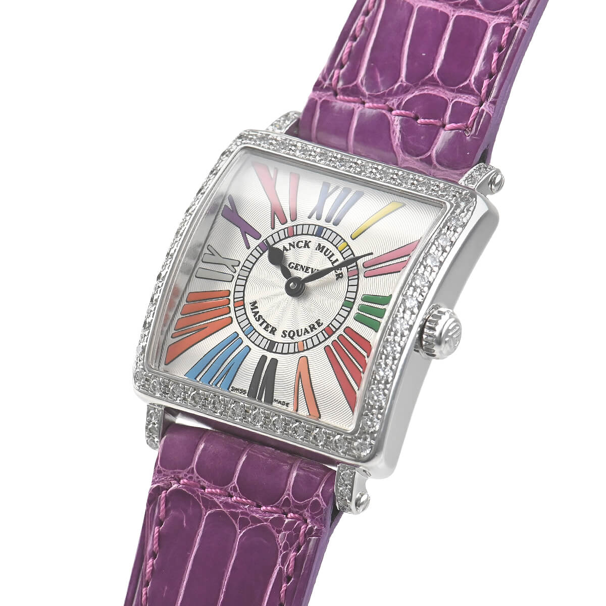 フランクミュラー FRANCK MULLER 6002LQZCOLDRMRD1R マスタースクエア カラードリーム ダイヤベゼル クォーツ レディース _942732 FRANCK MULLER - フランク ミュラー マスタースクエア ウォッチ ダイヤ
