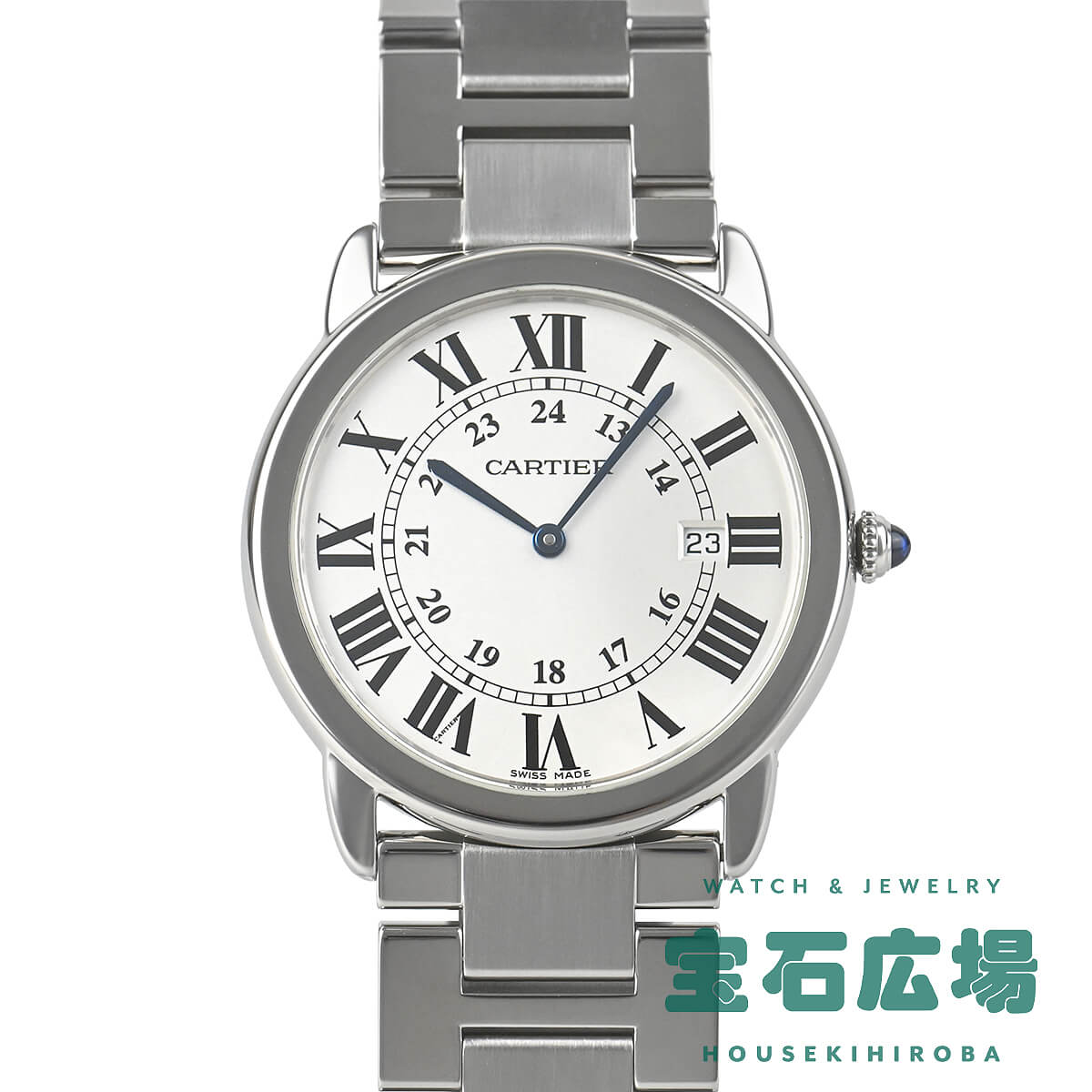 カルティエ Cartier ロンド ソロ ドゥ カルティエ LM W6701005 中古 メンズ 腕 ...