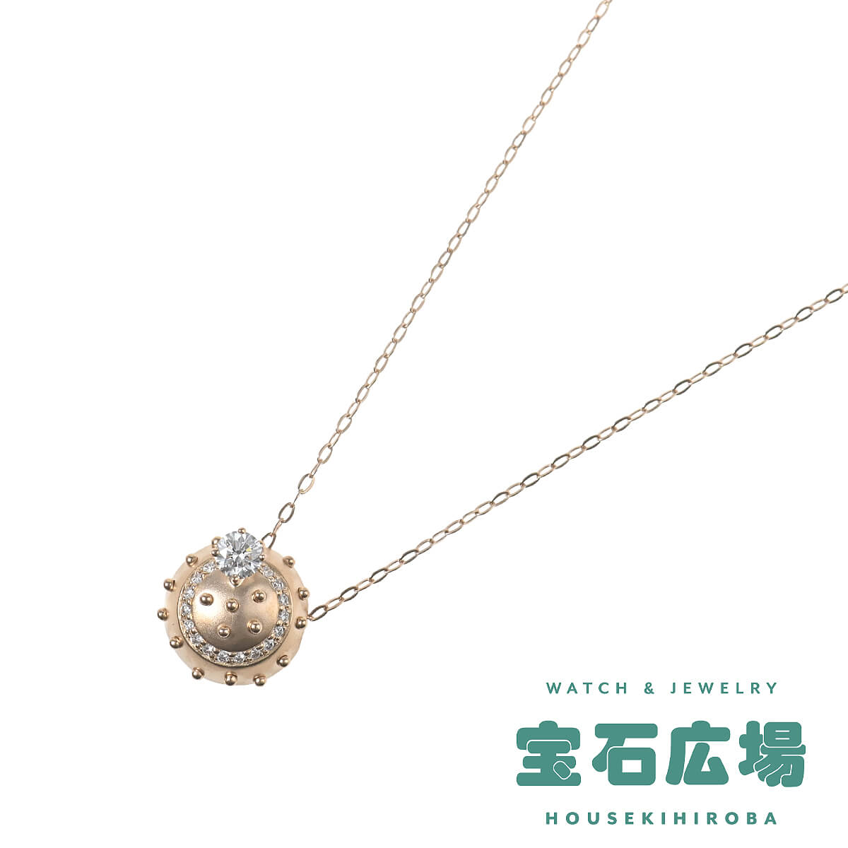 サバース 1Pダイヤ・ダイヤ ネックレス 中古 レディース ジュエリー