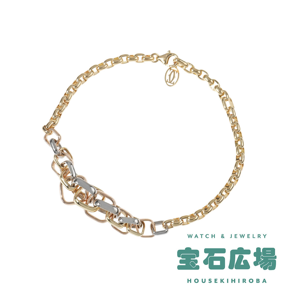 カルティエ　トリニティブレスレット Cartier（カルティエ） トリニティ クッション ブレスレット B6080818