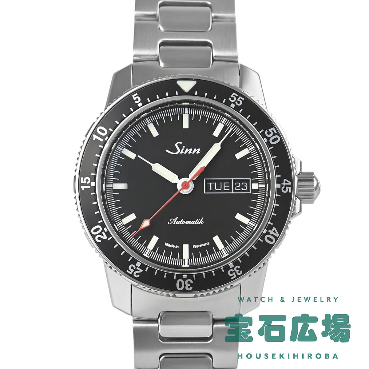 ジン Sinn 104.ST.SA.IW.RS 日米限定200本 104.ST.SA.I.RS 中古 メンズ 腕時計