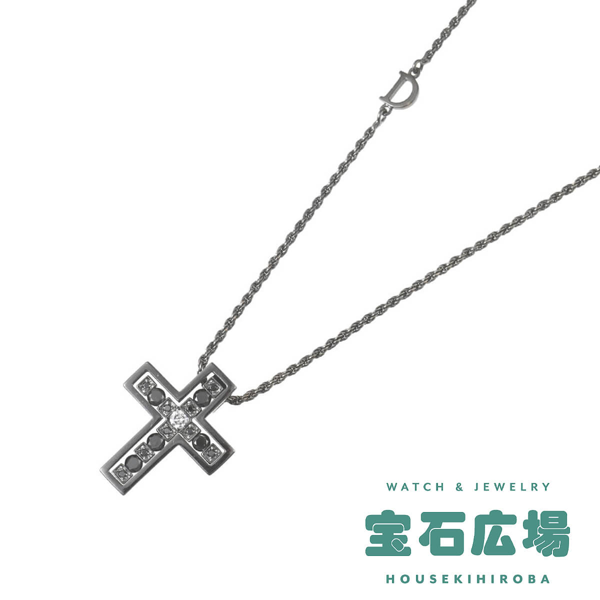 ダミアーニ DAMIANI ベルエポック ソロウーノ（S） ブラックダイヤ・1Pダイヤ ペンダントネックレス 20087650 中古 ユニセックス ジュエリー