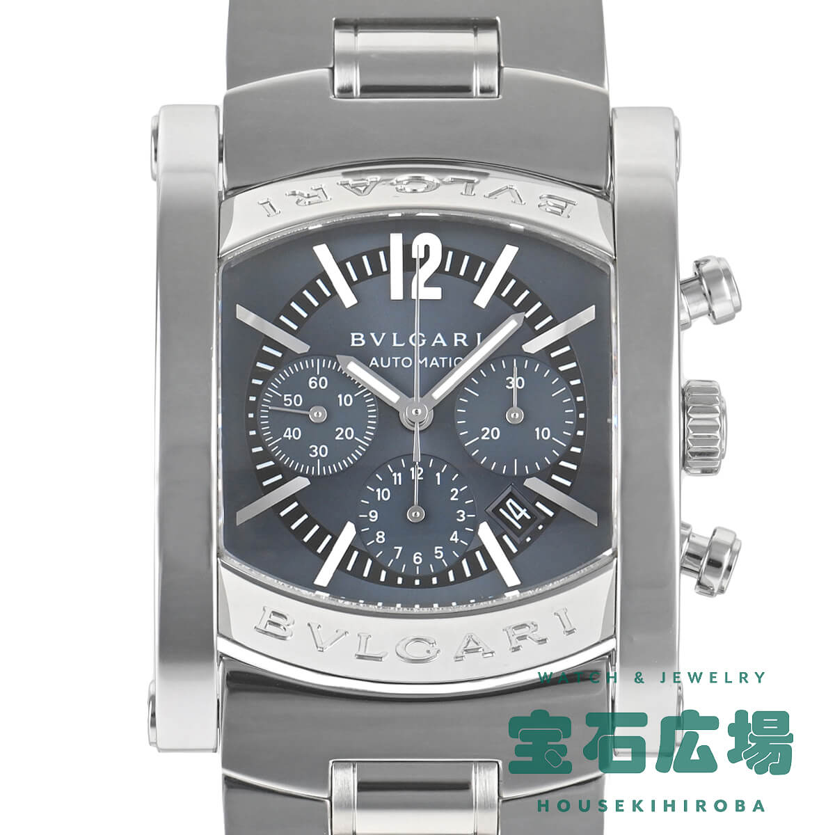 ブルガリ BVLGARI アショーマ クロノ AA44C14SSDCH  メンズ 腕時計