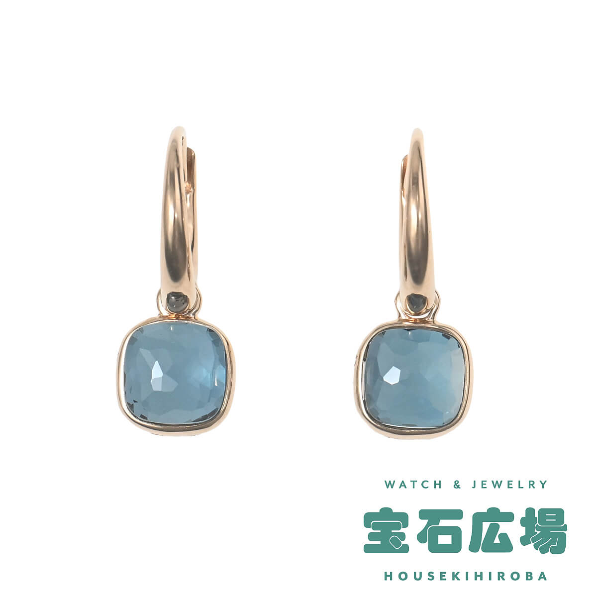 ポメラート Pomellato ヌード ミニ ロンドンブルートパーズ ドロップピアス POC5020-O7000-000TL 新品 レディース ジュエリー