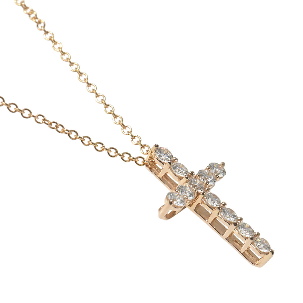 Tiffany & Co.　 クロス　ダイヤ　ネックレス　スモール　ティファニー TIFFANY&Co.（ティファニー） クロス（スモール）ダイヤ ペンダント