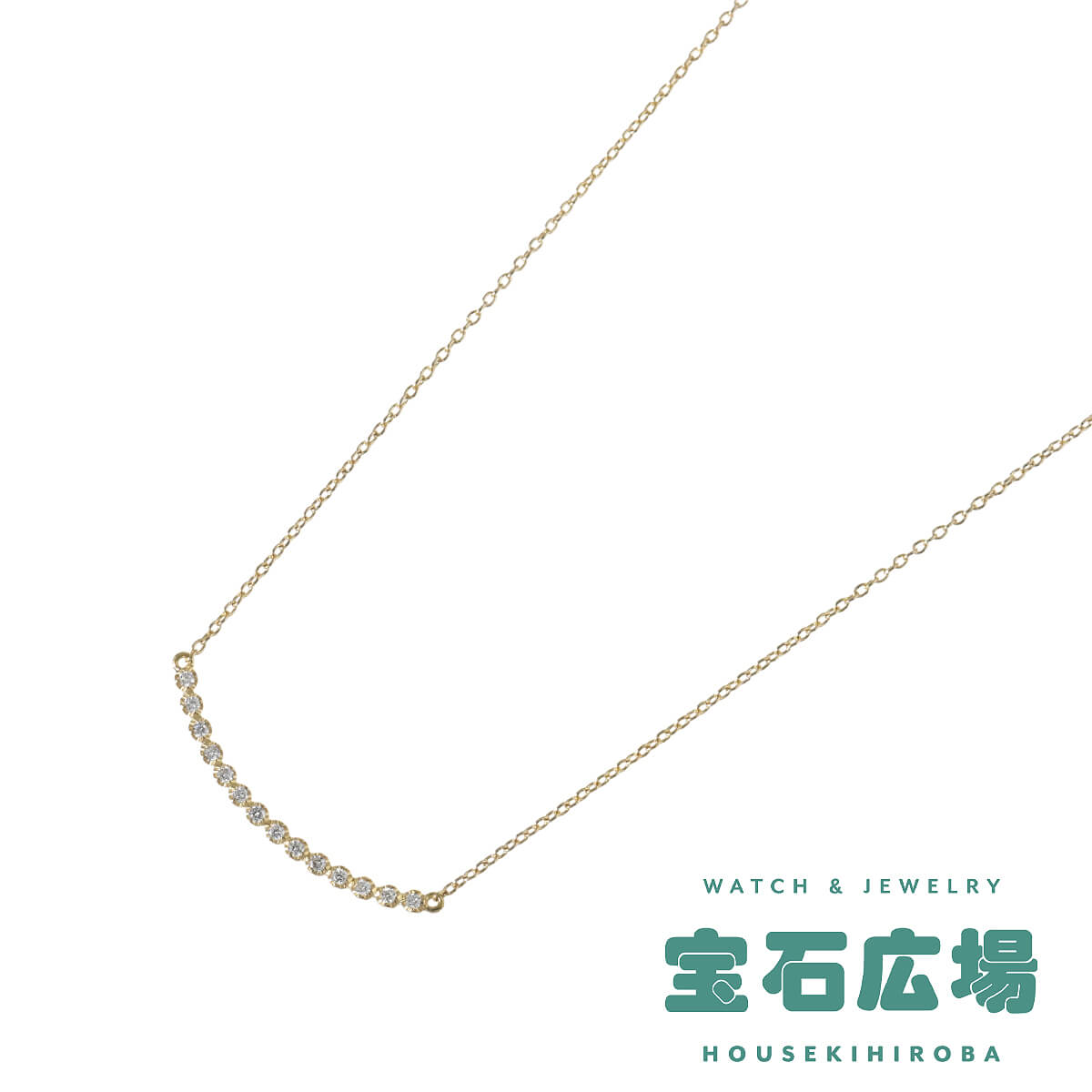AHKAH（アーカー） ビリーブユー ダイヤ ネックレス ショート 中古 