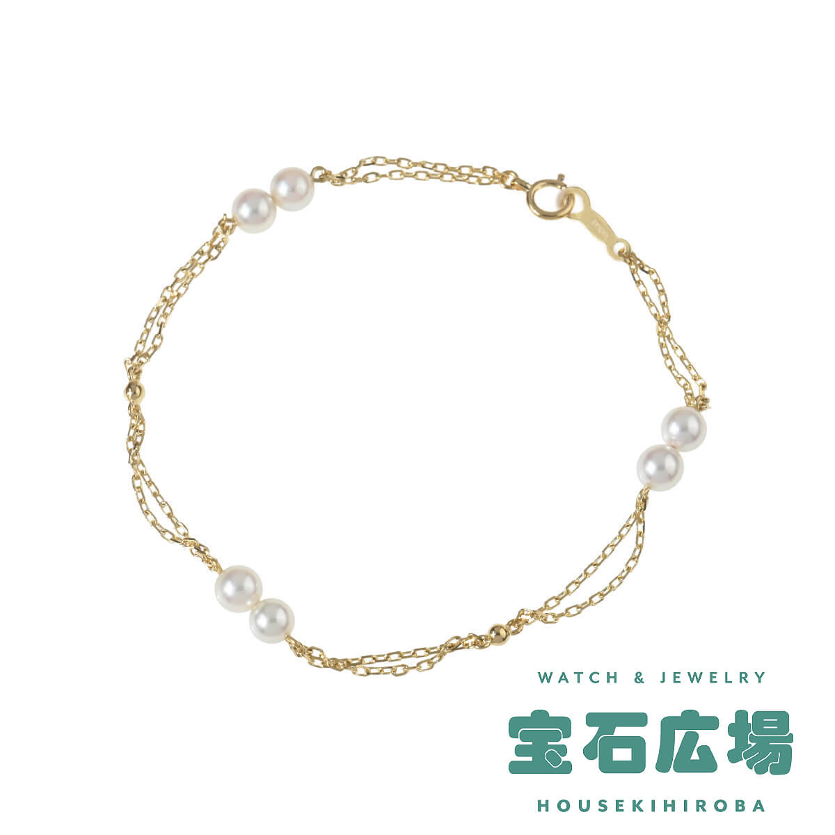 MIKIMOTO（ミキモト） MIKIMOTO 6Pパール ステーションブレスレット 