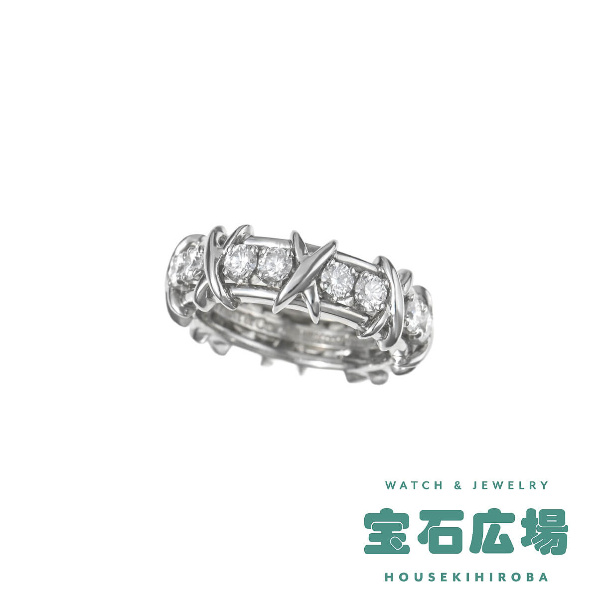 ティファニー TIFFANY＆Co. ジャン・シュランバージェ 16ストーン ダイヤ リング 60108184 中古 ユニセックス ジュエリー