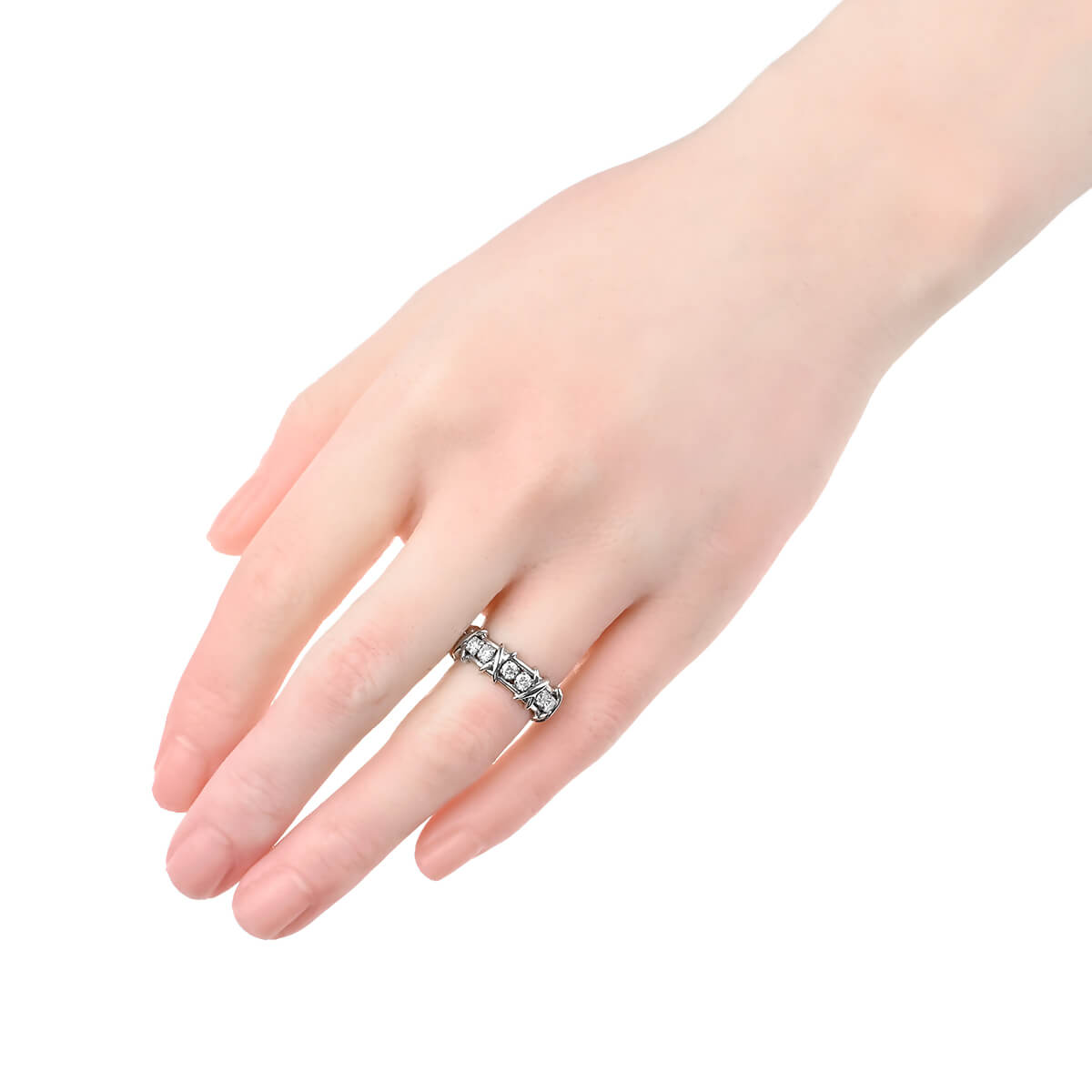 ティファニー TIFFANY＆Co. ジャン・シュランバージェ 16ストーン ダイヤ リング 60108184 中古 ユニセックス ジュエリー_6