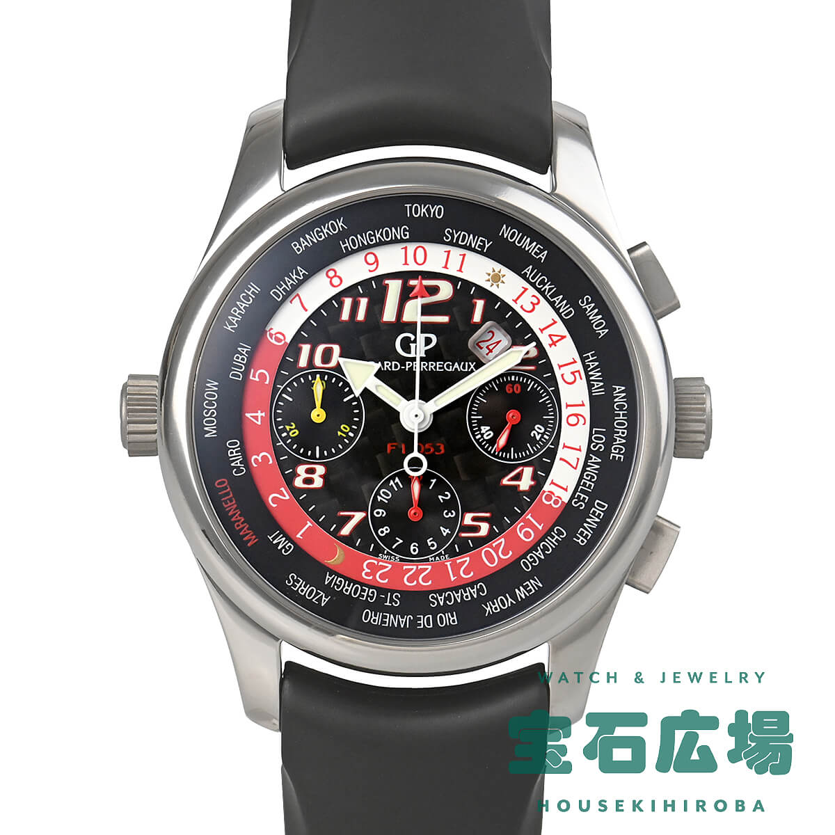 ジラール・ペルゴ Girard-Perregaux WW.TCクロノ F1 053 49800.22.611.FK6A 中古 メンズ 腕時計