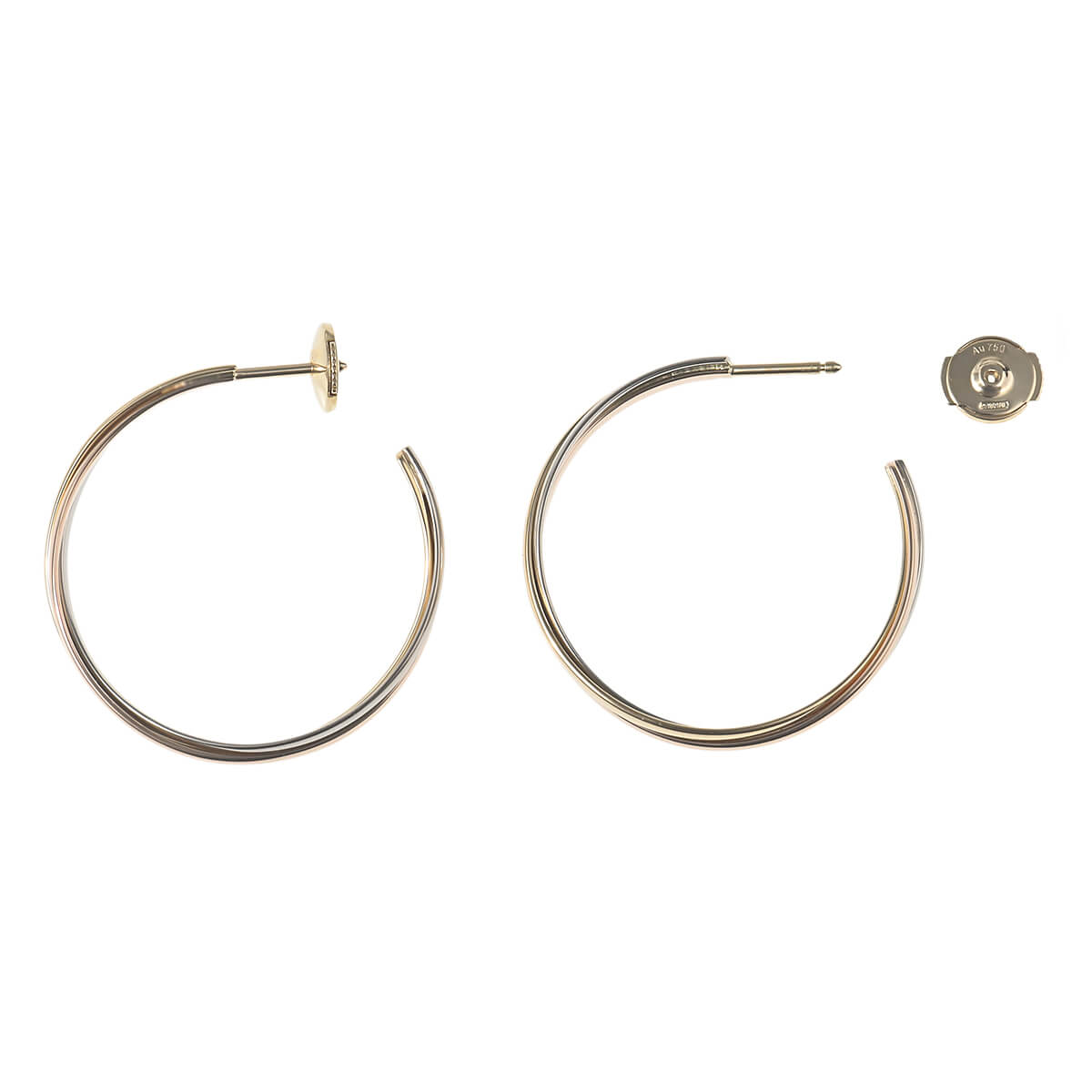 Cartier（カルティエ） トリニティ フープピアス B8020000 中古