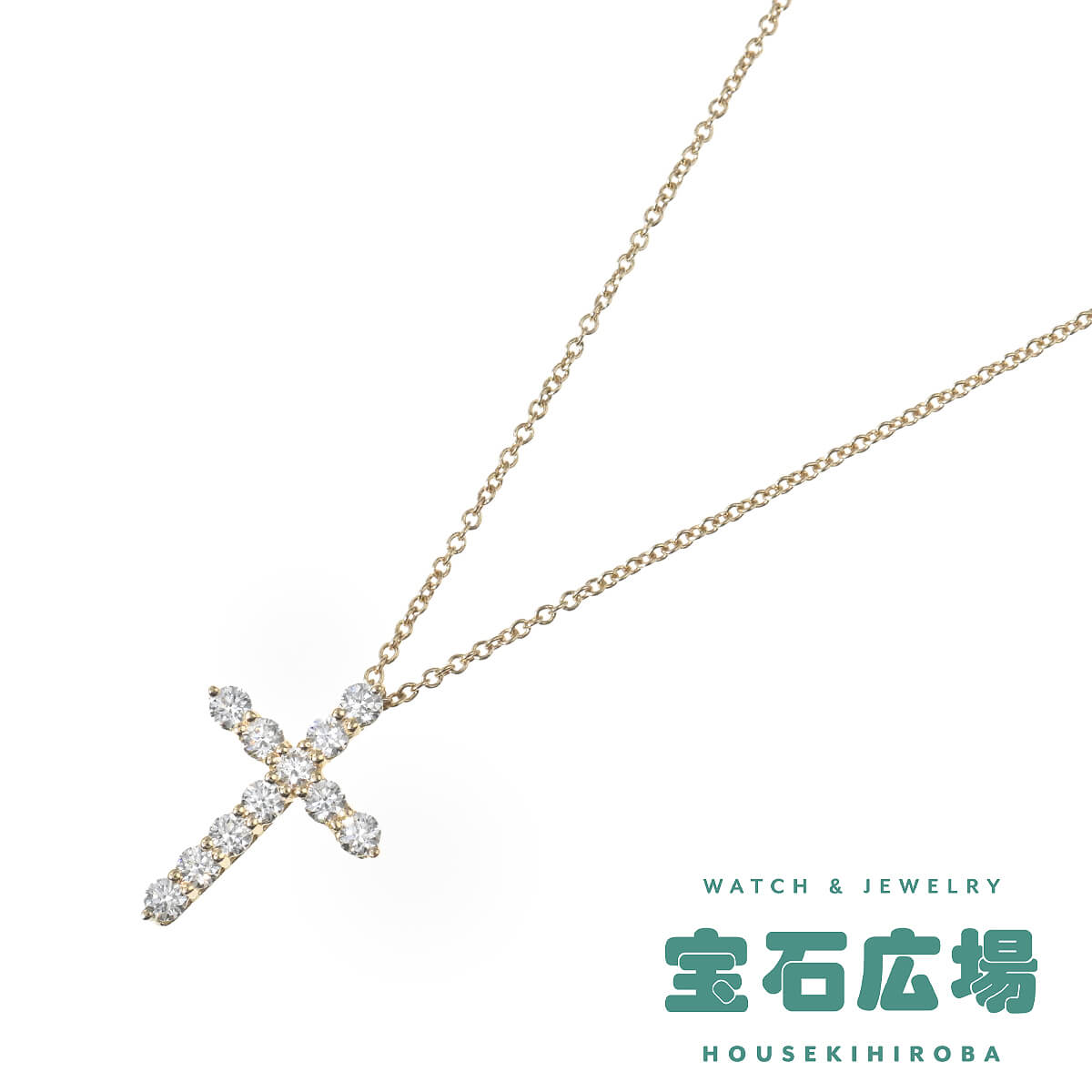 ティファニー TIFFANY＆Co. クロス（スモール）ダイヤ ペンダントネックレス 60007469 中古 レディース ジュエリー