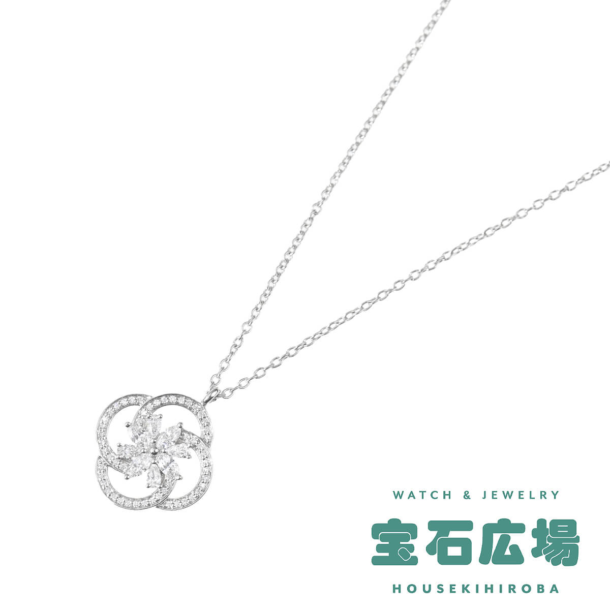 ティファニー TIFFANY＆Co. ビクトリア クラスター キー（スモール）ダイヤ ネックレス 62033398 中古 レディース ジュエリー