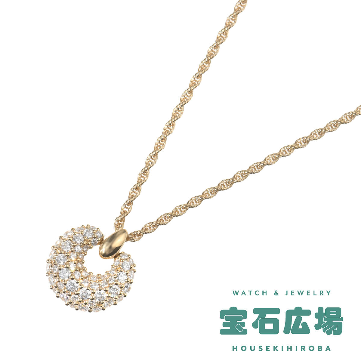 ポーラ パヴェダイヤ ペンダントネックレス  中古 レディース ジュエリー