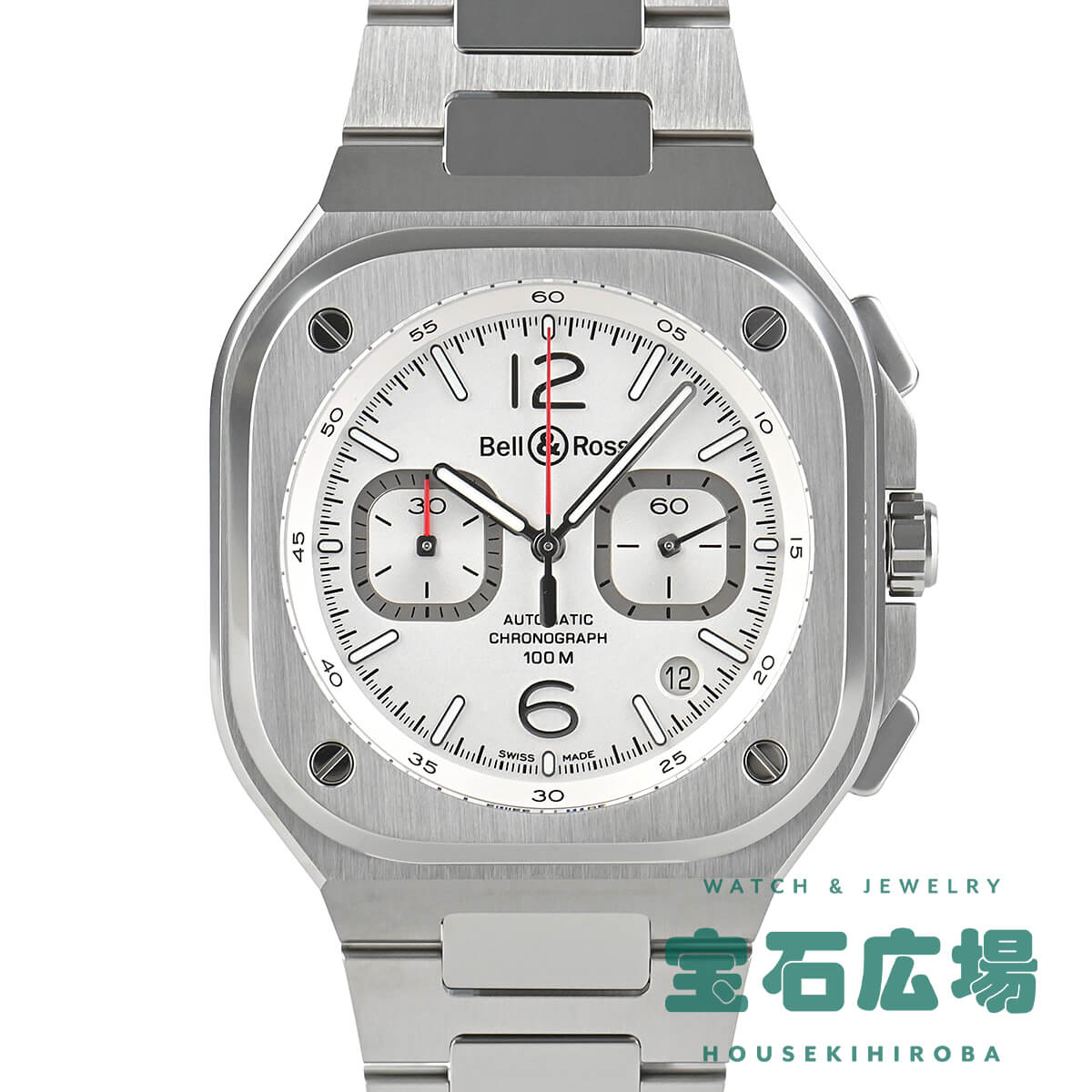 ベル＆ロス BELL &amp; ROSS BR05 CHRONO WHITE HAWK 世界限定250本 BR05C-SI-ST/SST 新品 メンズ 腕時計