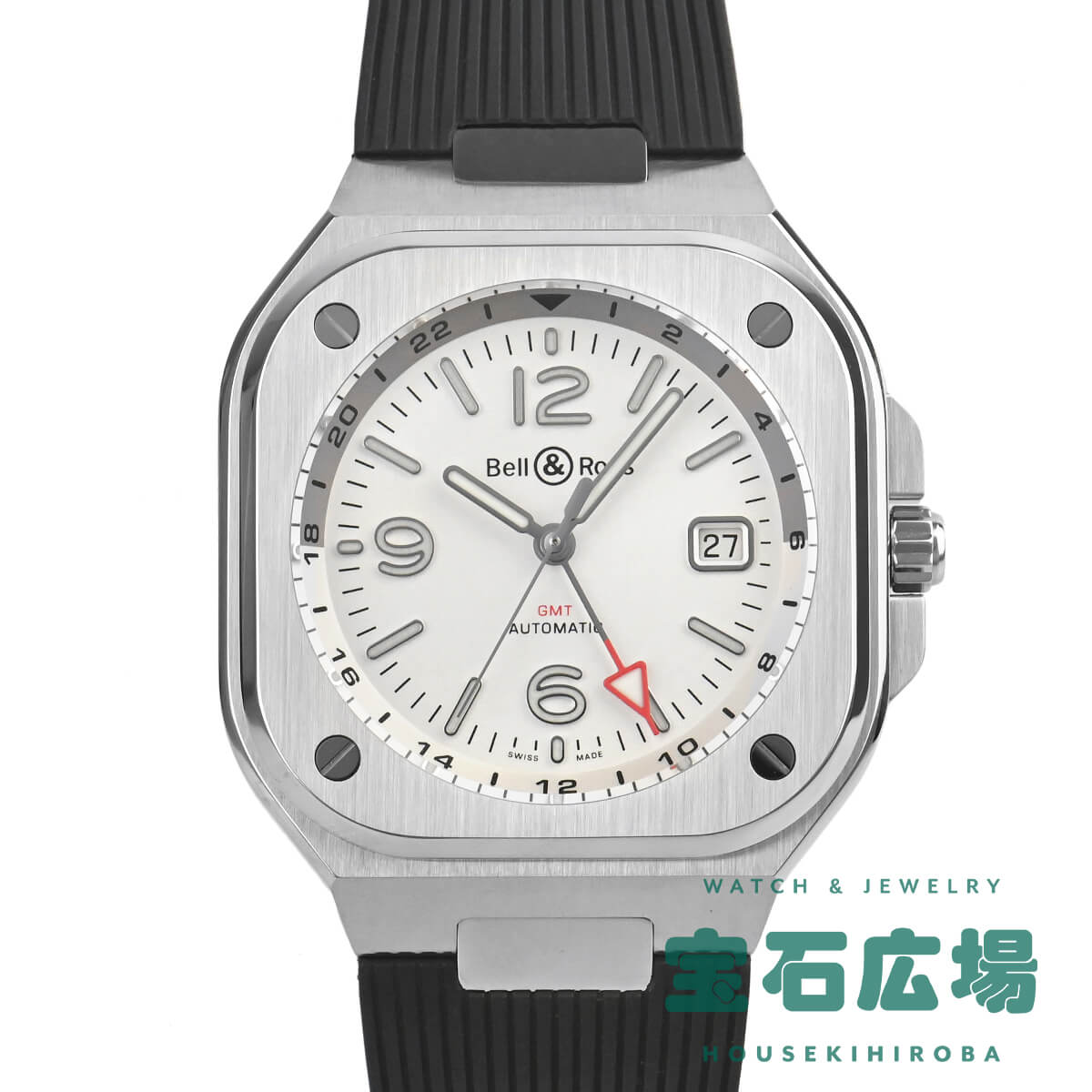 ベル＆ロス BELL &amp; ROSS BR05 GMT BR05G-SI-ST/SRB 新品 メンズ 腕時計