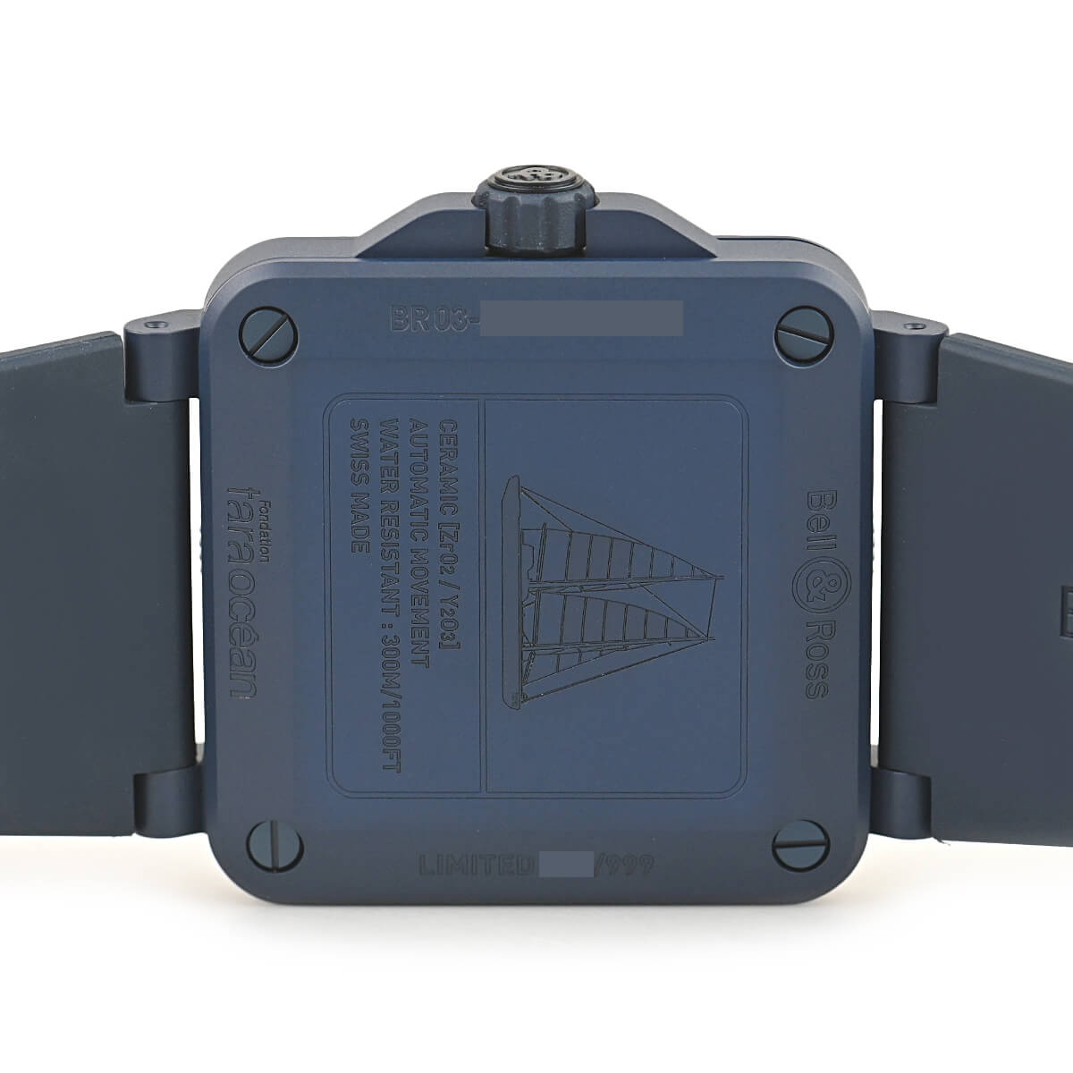ベル＆ロス BELL & ROSS BR03-92 DIVER TARA 限定生産999本 BR0392-D-TR-CE/SRB 新品 メンズ 腕時計｜houseki-h｜06