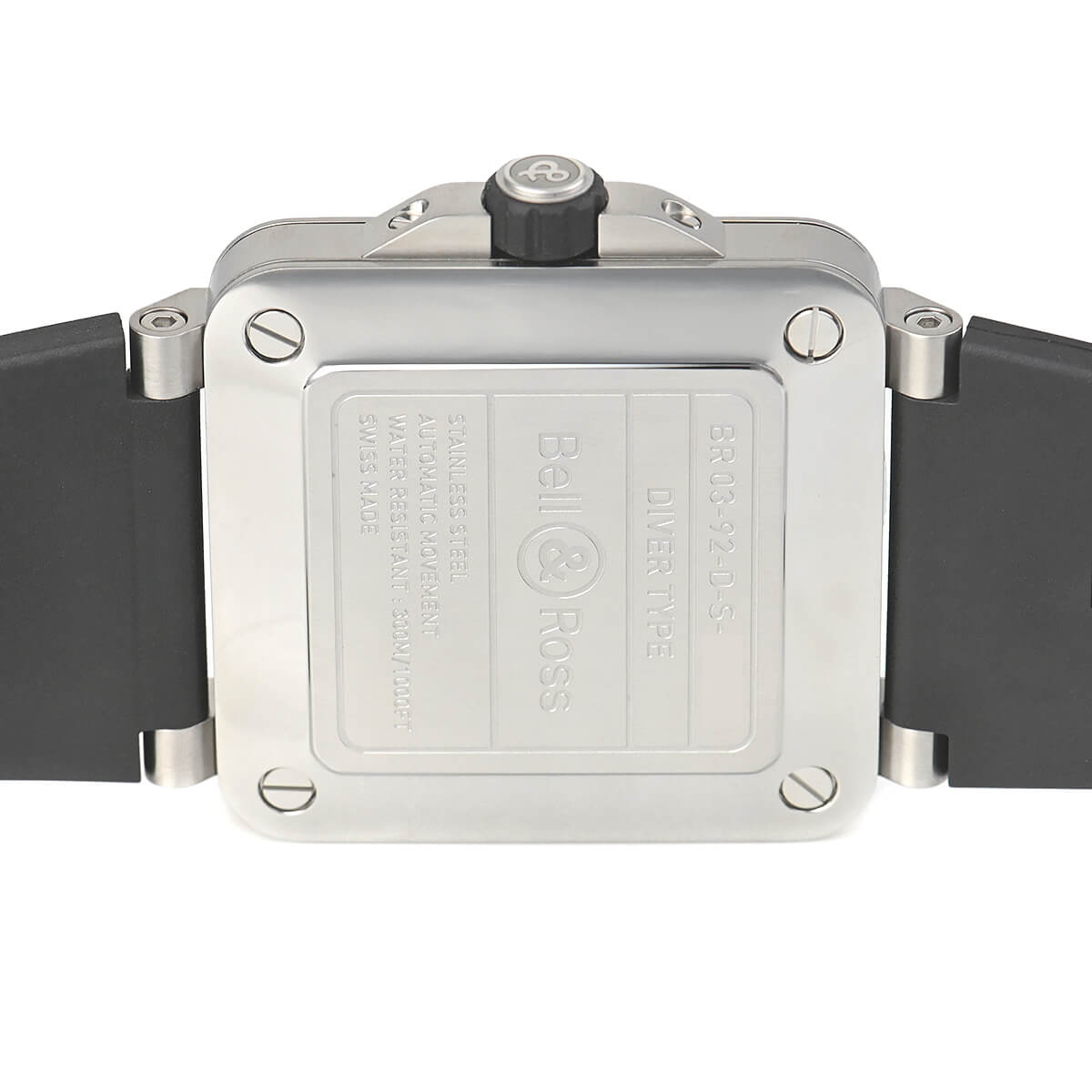 ベル&ロス BELL & ROSS BR 03 DIVER BLACK STEEL BR03A-D-BL-ST/SRB 