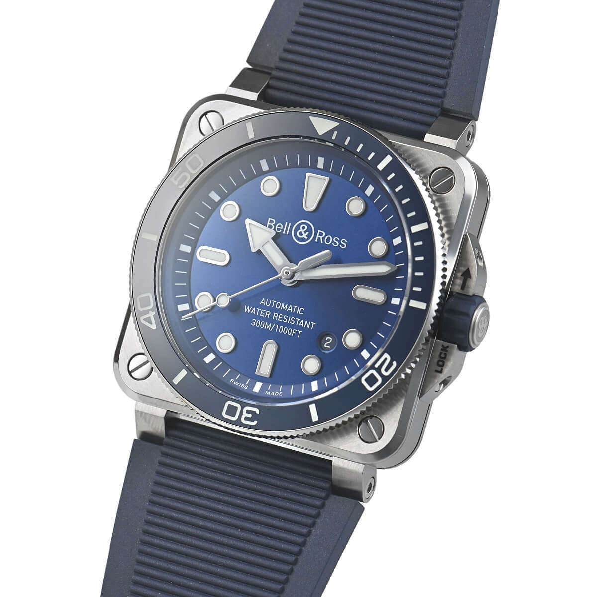 ベル&ロス BELL & ROSS BR 03 DIVER BLUE STEEL BR03A-D-BLU-ST/SRB