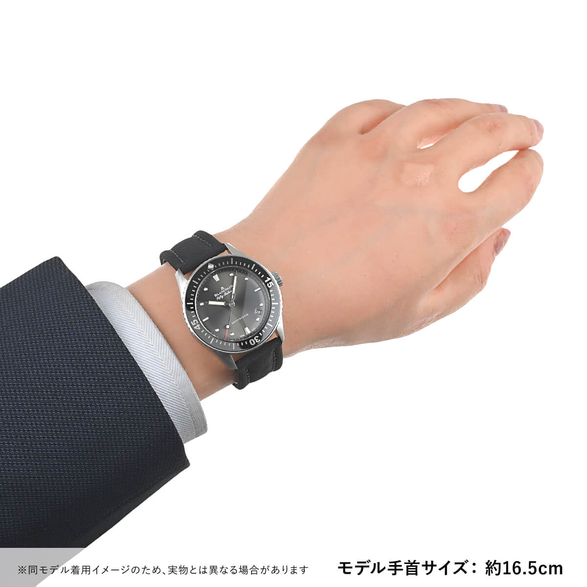 ブランパン BLANC PAIN フィフティファゾムス バチスカーフ 38mm 5100B-1110-B52A 新品 メンズ 腕時計｜houseki-h｜08